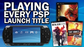 Playing EVERY PSP Launch Game