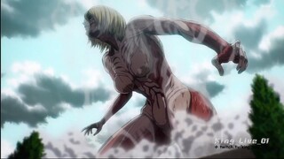 Annie and Reiner Transformation - Attack On Titan Episode 85