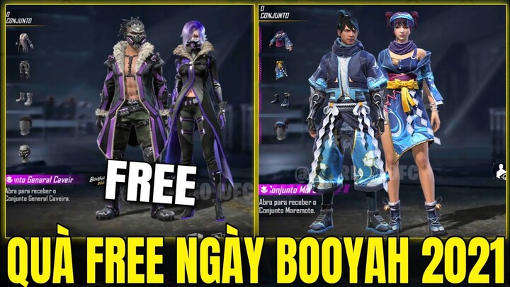 Free Fire | Hé Lộ Quà Free Cực Đẹp Ngày Booyah 2021 - Thông Tin Mới Về Vòng Quay Vàng Trong OB30 FF