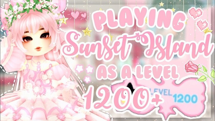 Playing sunset island as level 1200+