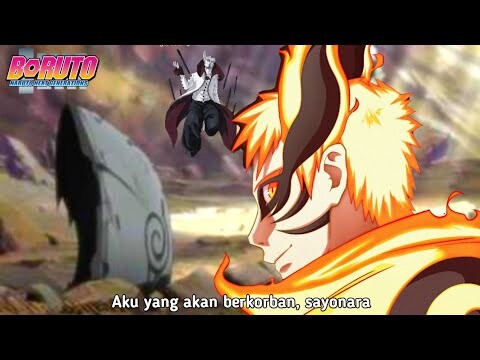 Naruto Mode Kematian Vs isshiki, Battle Terakhir Hokage Melawan Pemimpin Kara - Boruto Ch 51