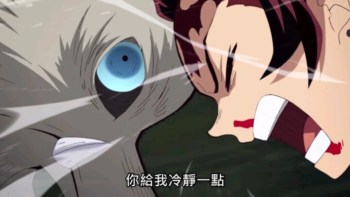 "Demon Slayer" Tanjiro VS Inosuke!