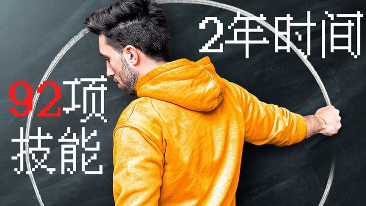An Italian man spent 2 years learning 92 practical skills from scratch
