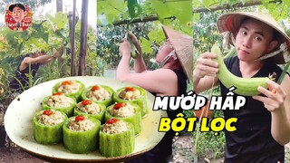 Hái MƯỚP bà hàng xóm để hấp bột lọc món ăn dân dã cực ngon | TikTok Nấu Ăn Cùng Thiện Nhân 5272 #11