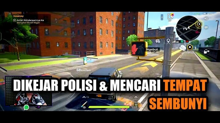 Dikejar Polisi & Mencari Tempat Sembunyi| Kepung Polisi pas lagi jalanin misi! Sembunyi di mana nih?