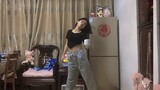 Come! Drink water! //Show weight loss effect (actually fat) //Dance practice