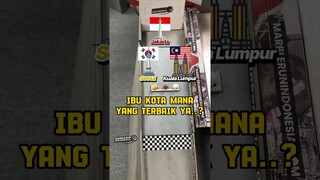 Adu Ibu Kota!! Jakarta vs Kuala Lumpur vs Seoul!!  | MRI PanSos Kap #Shorts