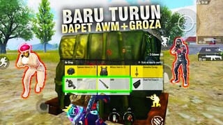 BARU TURUN DAPET AWM GROZA! MUSUH LANGSUNG KAGET! - PUBG MOBILE