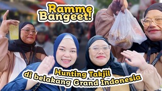 War Takjil" di Belakang Plaza Indonesia. Ramainya bukan Main!