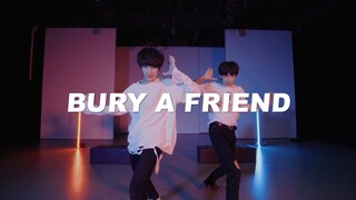 【台风蜕变之战】丁程鑫 刘耀文《Bury a friend》练习室版