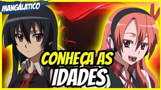 CONHEÇA A IDADE DOS PERSONAGENS DE AKAME GA KILL