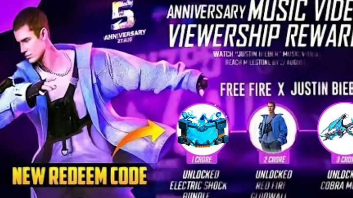 FF X JUSTIN BIEBER มิวสิควิดีโอแลกรหัส 😍 รหัสแลกไฟฟรีวันนี้