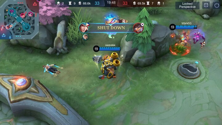 Aldous got hooked to base