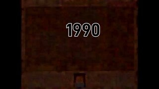 evolution of Minecraft 1990-2022