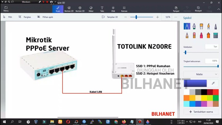 02. Setting 1 Router untuk PPPoE dan Hotspot Voucher Sekaligus TOTOLINK N200RE