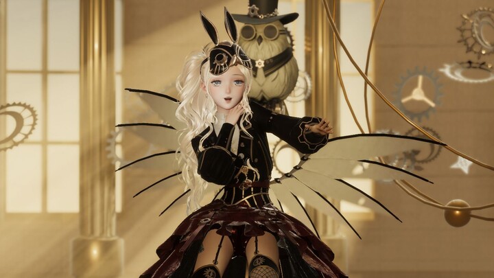 [Shining Nikki MMD] 7Rings The owner of the black gold diamond with a mechanical doll Shining Molten