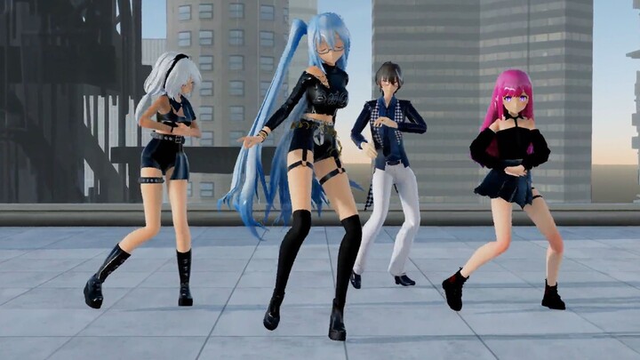 [MMD] Hibikase Vtuber (@Andreas Tirta Ch. ,@NATSUMI Keita x Keiko, @YukiEka Ch. )