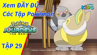 POKEMON JOURNEYS | Tập 29: Dòng điện ganh tị! Cảm xúc của Wanpachi | tvBlue KIDS | Lồng Tiếng Việt