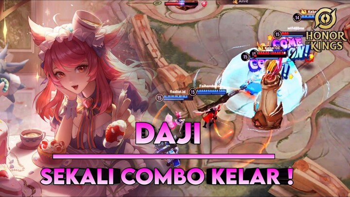 Daji || Pakai Daji Sekali Combo Musuh Auto Kelar - Honor Of Kings