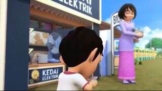 Upin & Ipin Musim 18 - Surau Terbakar _ Upin Ipin Terbaru 2024