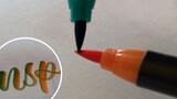 [Calligraphy][Vlog]English handwriting|brush lettering