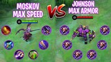 Moskov Max Attack Speed Vs Johnson Max Armor