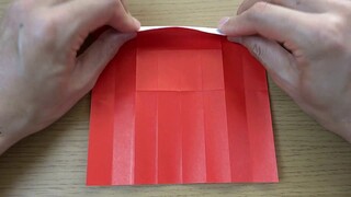 Ajari Anda origami "lidah besar", mulut terbuka dan tertutup, patung pasir adalah yang paling lucu!