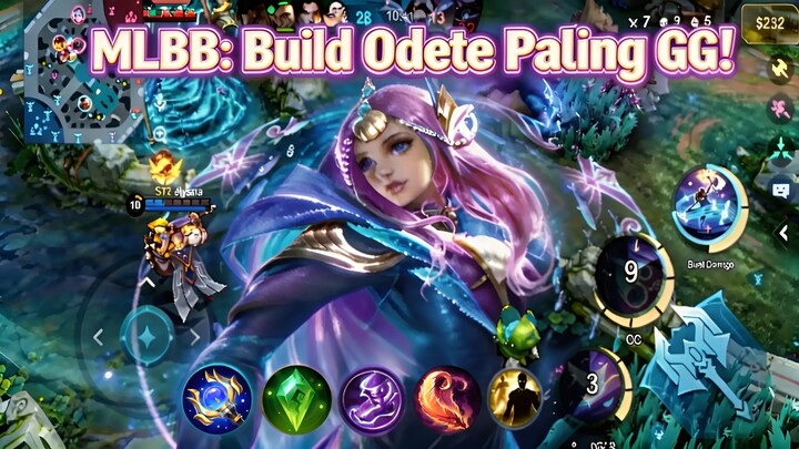 BUILD ODETTE PALING GG! 🔥 AUTO SEKALI ULTI MUSUH RATA, WAJIB COBA DI RANKED! 💃⚡ 😱
