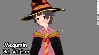 Proses Membuat Megumin Menjadi Vtuber 3d