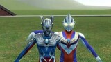 Ultraman was teased by a monster