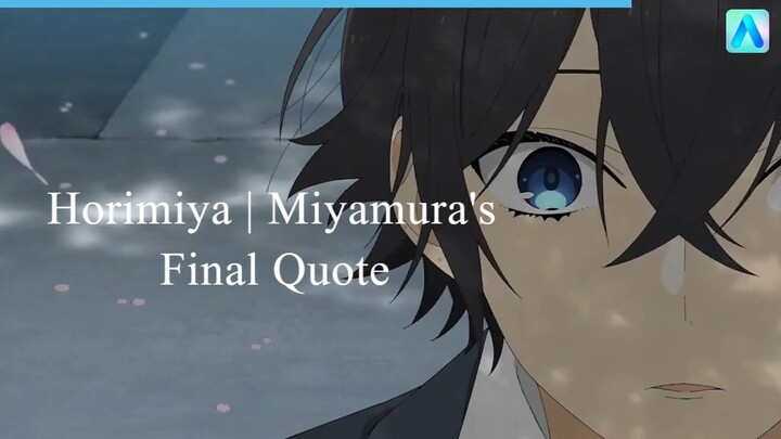 Anime Quotes with Voice _ Horimiya Quotes