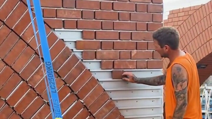 การก่ออิฐเป็นเรื่องง่ายไปเลย!#Build  #house #innovation #reels #eazy