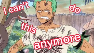 Poor Zoro..