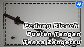Bleach | Pedang Ebony Tensa Zengetsu Buatan Tangan_4