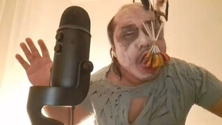 ASMR Zombie Eats 6 Heart Shaped Lollipops Without Using Hands