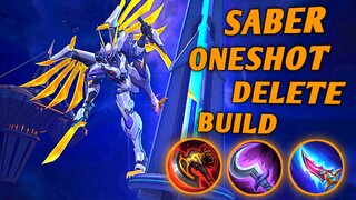 Saber Oneshot Delete Build Be Like: