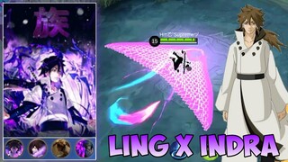 LING SKIN SCRIPT AS INDRA OTSUTSUKI | FULL EFFECTS + ABC FILE - MOBILE LEGENDS