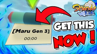 Glitch!! Get GEN-3 MARU Tailed Spirit FAST & EASY + Boss Location In Shindo Life New Update!