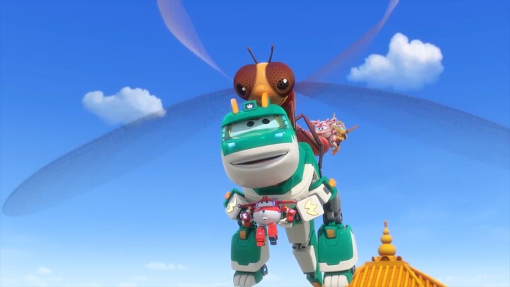 Super Wings ซุปเปอร์วิงส์ (Season 8) EP19 ตอน ภารกิจป่วนแมลงปอยักษ์อาละวาด