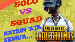 RATAIN MUSUH FULL SQUAD SENDIRIAN, CHICKEN DINNER? || PUBG MOBILE