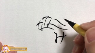 Bạn thấy đấy, tôi đang viết, nhưng thực ra tôi đang vẽ!