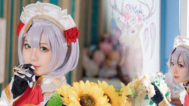 Battle Maid? Doll Gundam? Nàng là hoàng đế nhạc rock dịu dàng và đáng yêu nhất! [Genshin Impact | Noelle Sheng He cos] Kết nối và thề ❤ Chúc mừng sinh nhật Noelle!