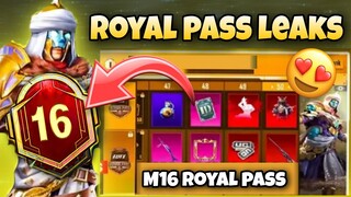 M16 ROYAL PASS 1 TO 50 RP REWARDS | Month 16 ROYAL PASS Rewards BGMI | M16 RP 1 to 50 Leaks pubg