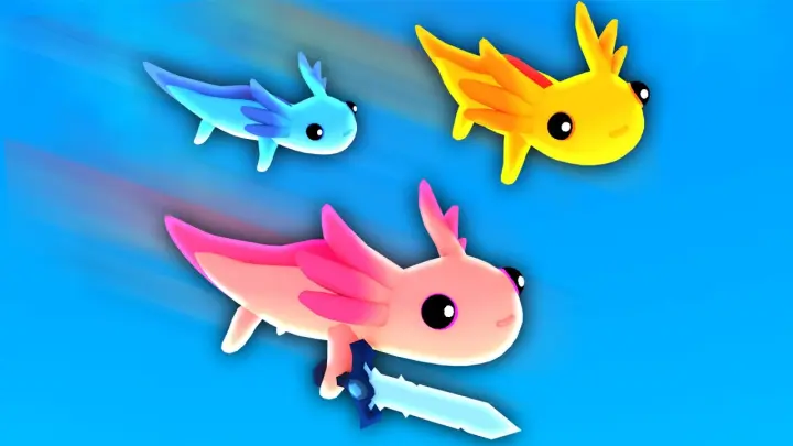 So they added AXOLOTLS to Roblox Bedwars.. THEY'RE OP!