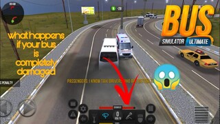 What happens if your bus is completely damaged | Bus Simulator Ultimate | Android Ganeplay