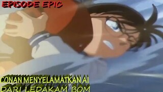 Epic!! Alur Cerita conan menyelamatkan Ai dari ledakan bom