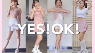 【绿苑舞团】青春有你2主题曲YES!OK!三国四城同屏翻跳 云排练的同步率能有多高