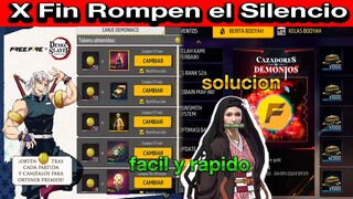 SOLUCION ERROR TENGEN UZUI GARENA RESPONDE bug Cazatesoros Ruleta dela suerte a 9 nezuko free fire