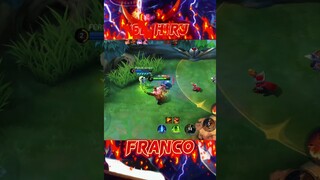 Assassin Franco😏 #shorts #youtubeshorts #Franco #francohook #mobilelegends #mlbb #short #francopro