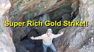 Super Rich Gold Strike! Abandoned Mine Exploration